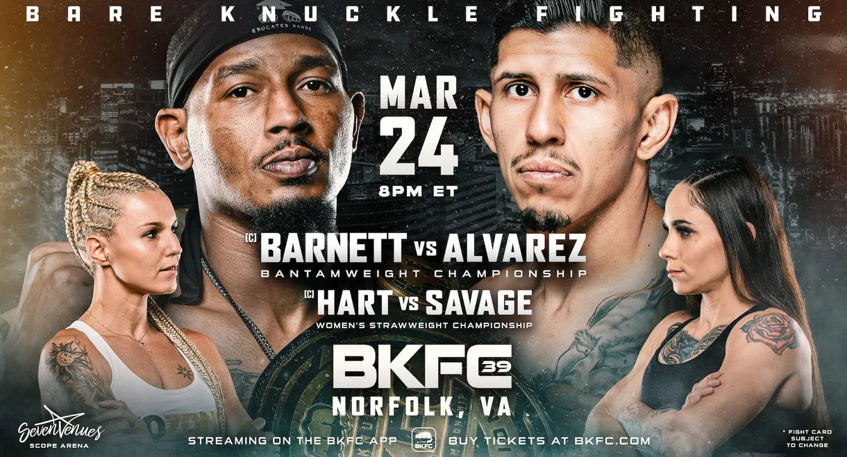BKFC 39: Barnett vs. Alvarez