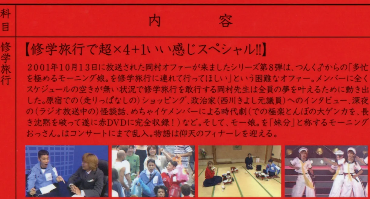 Mecha Ike Morning Musume. Okamura Girls' High School Trip.