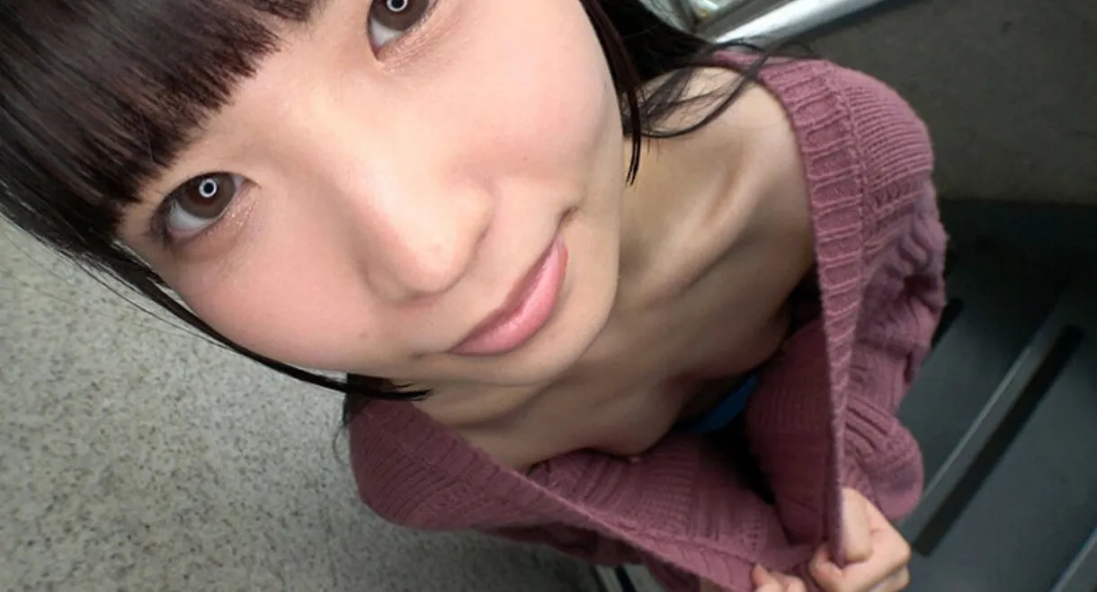 Beautiful A-cup girl with beautiful exposed tits giving me a full erection by temptation of breast flirtation