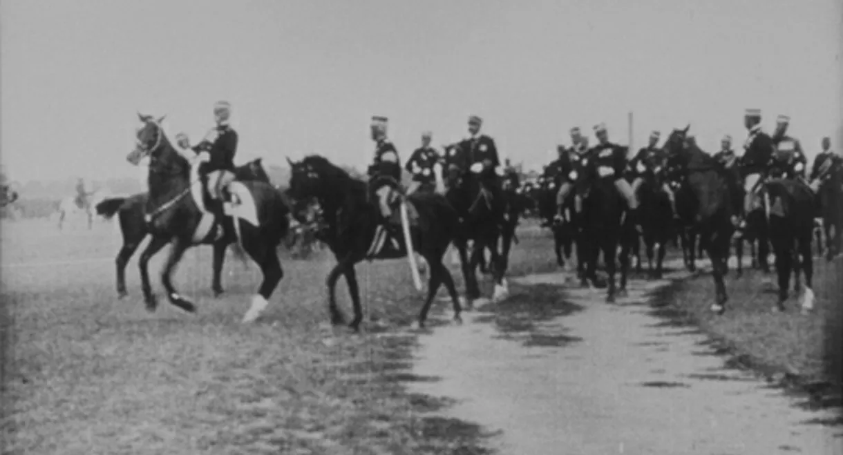 Arrivée du roi et de son état-major