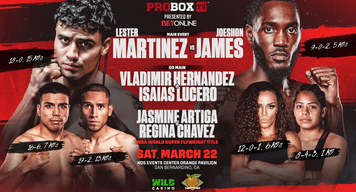 Lester Martinez vs. Joeshon James