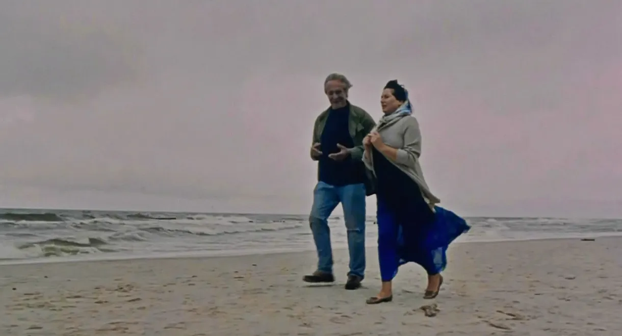 Stary człowiek i pies