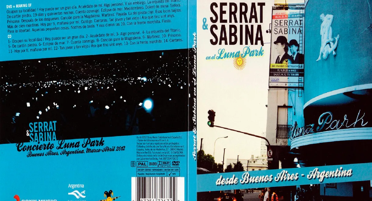 Serrat & Sabina en el Luna Park