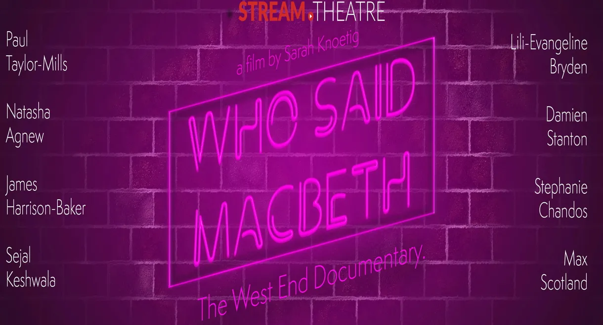Who Said Macbeth