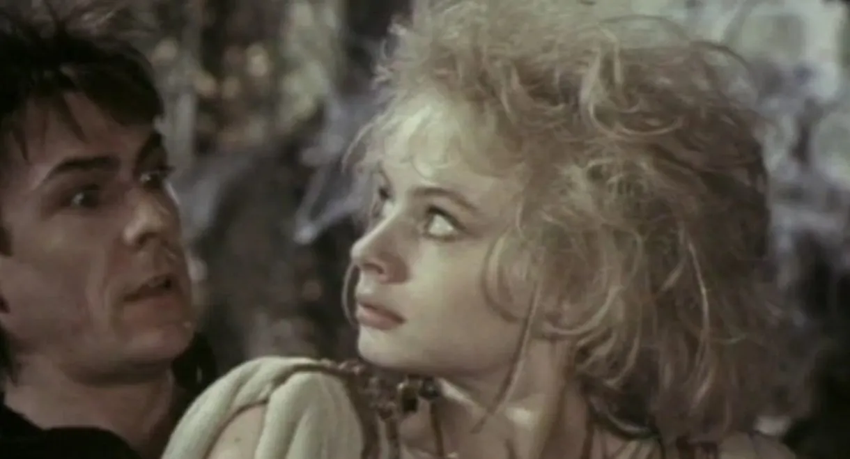 She Has a Broom, He Has a Black Hat