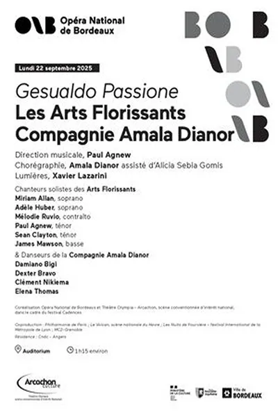 Amala Dianor and Les Arts Florissants: Gesualdo Passione @ Nuits de Fourvière 2026