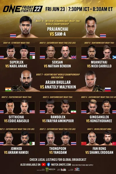 ONE Friday Fights 23: Paedsanlek vs. Kongklai