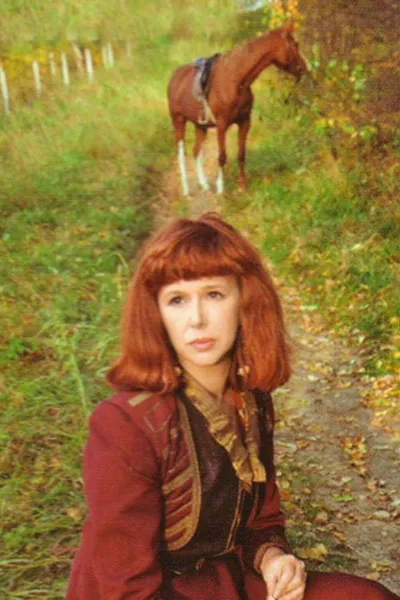 Blooming Hill in the Middle of an Empty Field