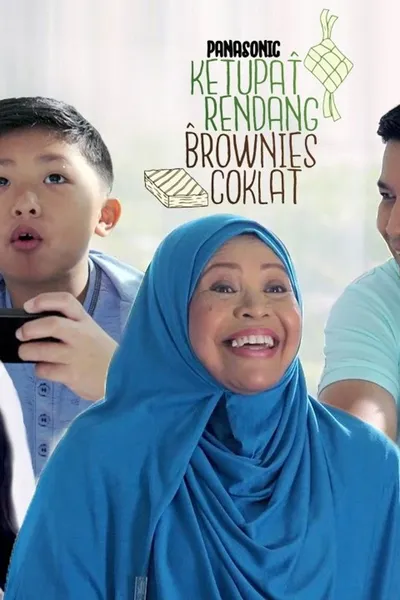 Ketupat Rendang Brownies Coklat