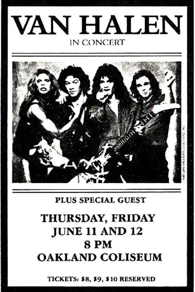 Van Halen: Oakland, CA @ Oakland Arena 1981