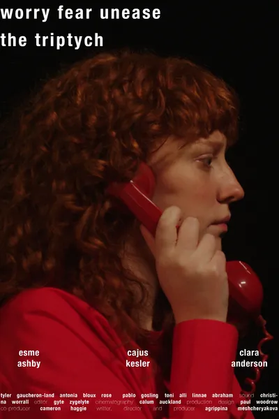 worry-fear-unease. the triptych