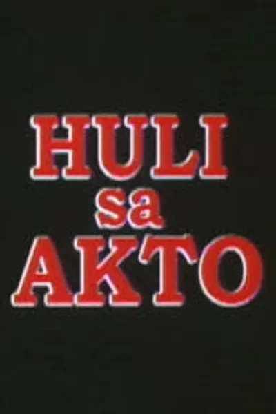 Huli sa Akto