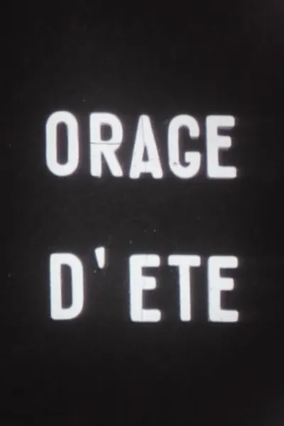 Orage d'été