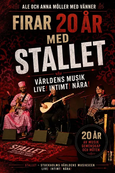Ale och Anna Möller med vänner firar 20 år med Stallet