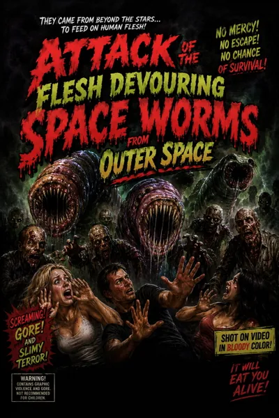Attack of the Flesh Devouring Space Worms from Space