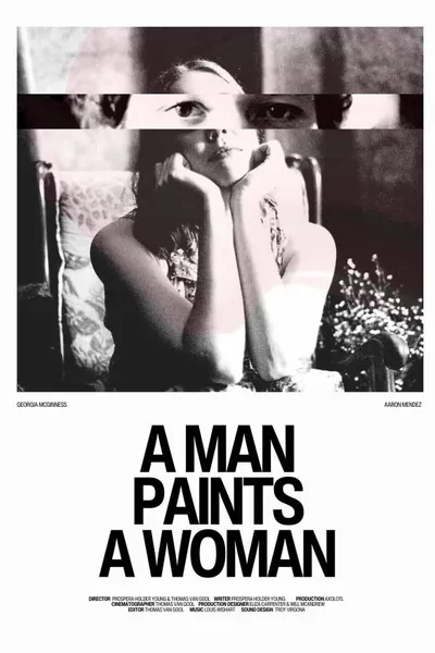 A Man Paints A Woman