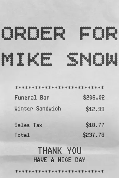 Order for Mike Snow