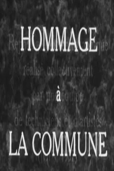 Hommage à la Commune