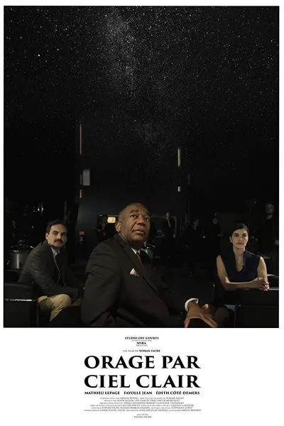 Orage par ciel clair