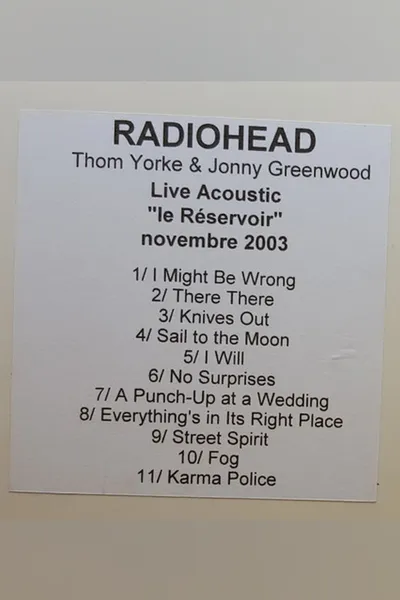 Thom Yorke and Jonny Greenwood | Acoustic at Le Reservoir