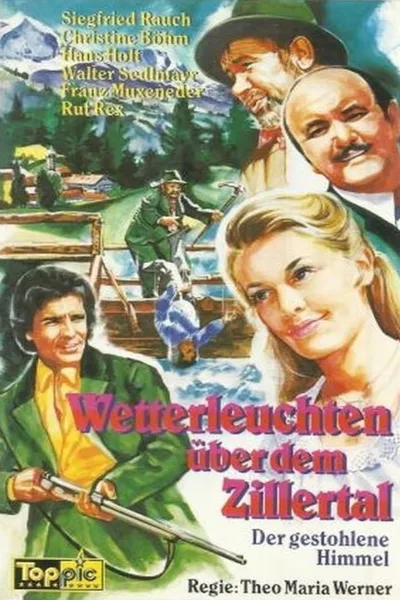 Wetterleuchten über dem Zillertal