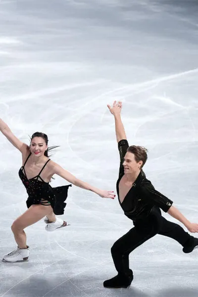 Saulius and Allison. The Olympic Dream