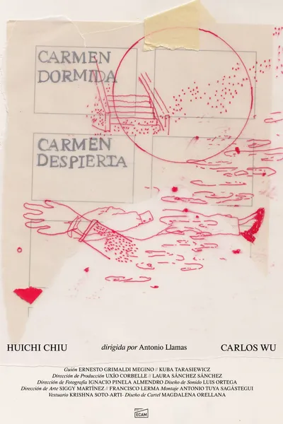 Carmen asleep, Carmen awake