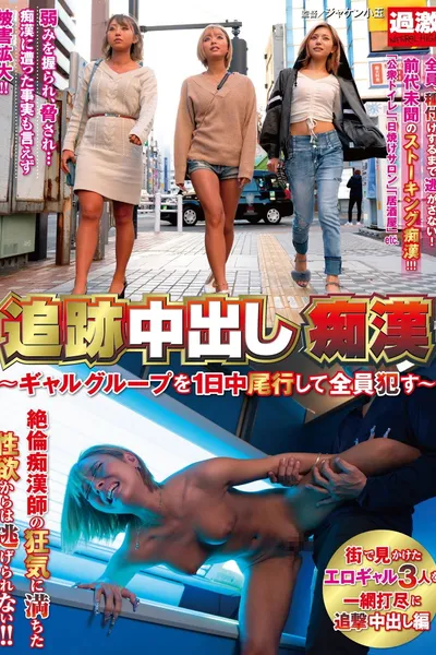 追跡中出し痴漢 ～ギャルグループを1日中尾行して全員犯す～