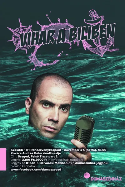 Dumaszínház:  Vihar a biliben - Kovács András Péter önálló estje