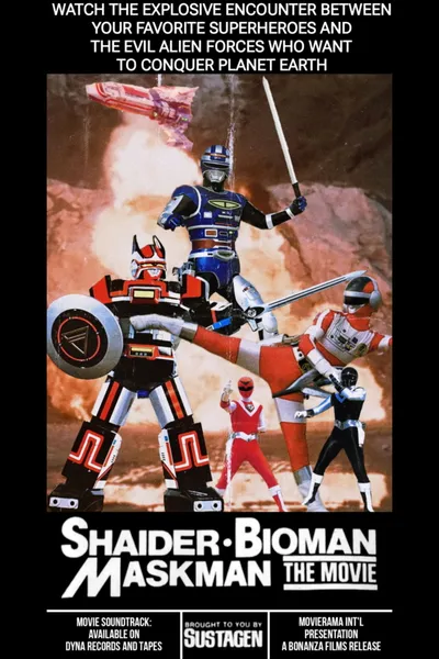 Shaider - Bioman - Maskman: The Movie