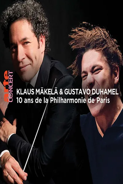 Klaus Mäkelä and Gustavo Dudamel 10 year anniversary of the Philharmonie de Paris