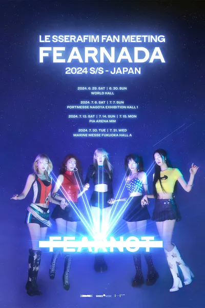 LE SSERAFIM Fan Meeting 'Fearnada' 2024 S/S In Japan
