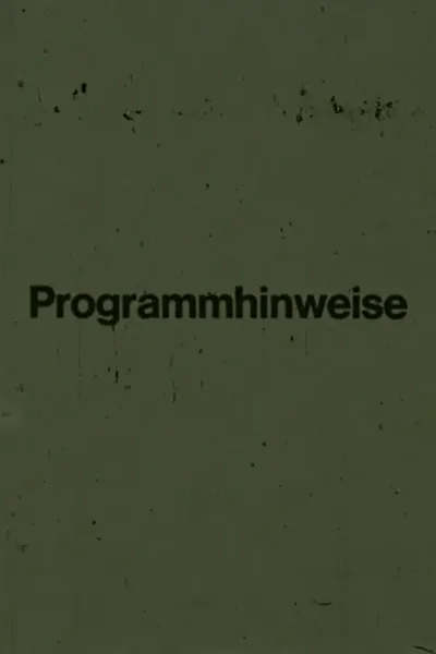 Programmhinweise