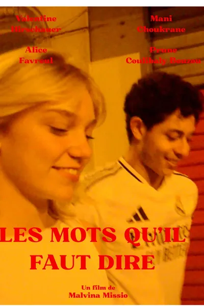 Les mots qu'il faut dire