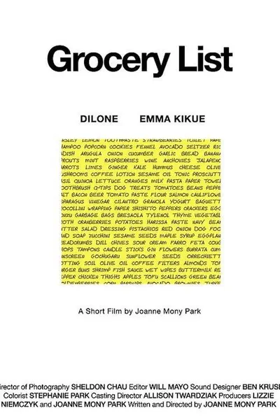 Grocery List