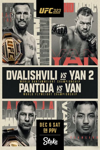 UFC 323: Dvalishvili vs. Yan 2