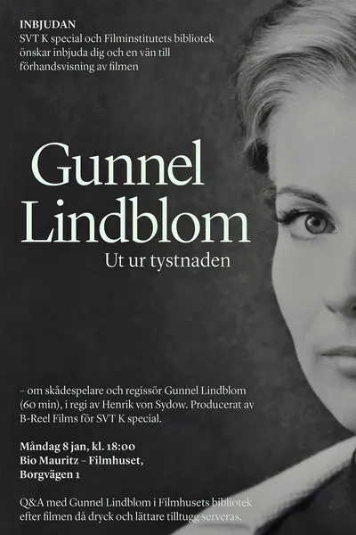 Gunnel Lindblom: Ut ur tystnaden
