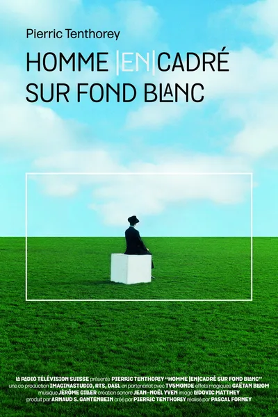 Homme Cadré sur Fond Blanc