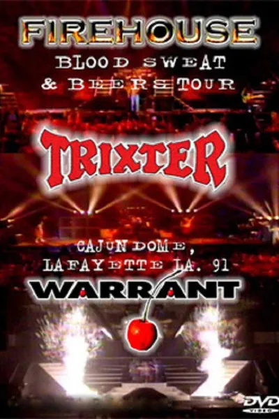 Warrant, Trixster & Firehouse Live in Lafayette 1991