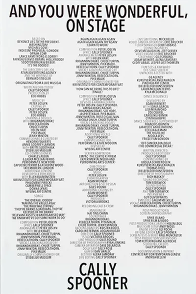 And You Were Wonderful, On Stage