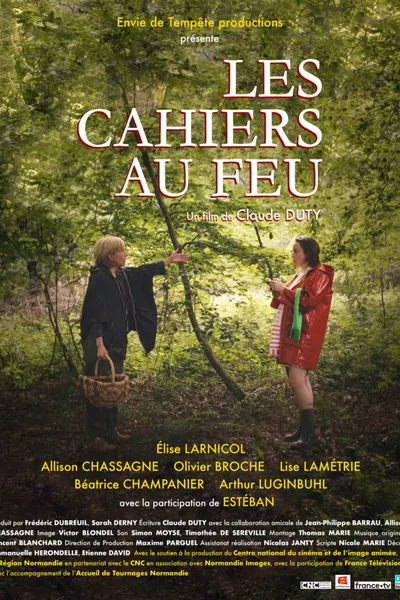 Les cahiers au feu