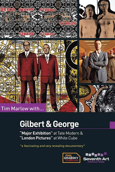 Tim Marlow with Gilbert & George